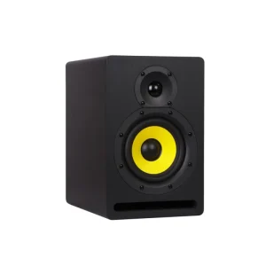 CHORDIO Pure MA5 Studio Monitor Speaker Professional Audio Equipment 5″ Woofer 1″ Tweeter Bi-amp Amplifier Metal Cabinet 75W