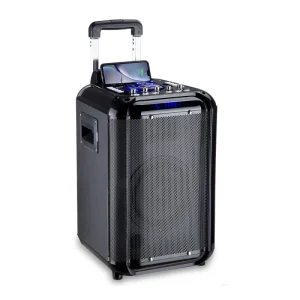 CQA New Design OEM Pravite Model Party Box TWS Speakers Trolley Speaker 8 Inch with Wireless Charging for Smart Phone Ipa