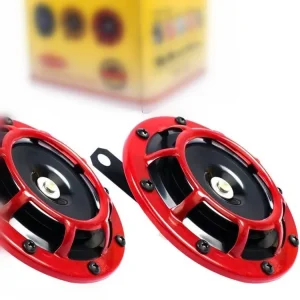 CQMX Electric Disk Car Horn 12V 24V E-bike Bicycle Motorcycle Speaker Durable and High-Frequency Sound