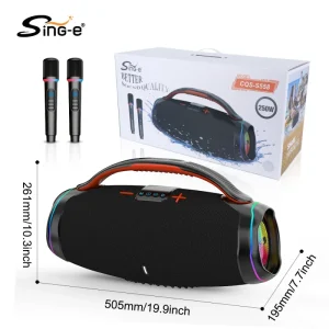 CQS S558 Audio Speaker Wireless Portable Waterproof and Dustproof Outdoor BT Speaker Stereo Karaoke Speaker
