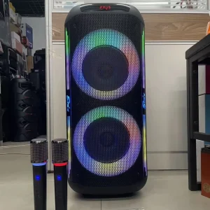 CQS6610 Portable Wireless for Outdoor Stage Studio DJ Party Speaker Dual 8-Inch Karaoke Speaker High Mobile Phone Computer