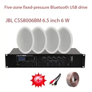 CSS8006BM Ceiling Speaker and Amplifier Set for Home Public Broadcasting Background Music Restaurants