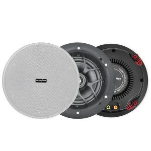CY640B 40W Constant Impedance Ceiling Speaker 6 Inch Coaxial Speaker Driver ABS Material