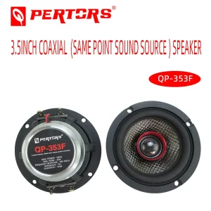 Car Audio . Q PERTORS BRAND QP 353F 3.5inch Coaxial (same Point Sound Source ) Speaker