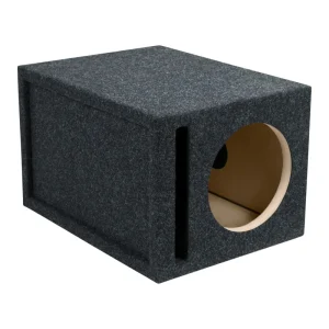 Car Audio Single 8″ Vented Port Subwoofer Enclosure Bass MDF Speaker Sub Box