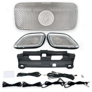 Car Full-range Roof Speaker 64 Colors Roof Ceiling Speakers Ambient Light for Mercedes S-class W223