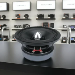 Car Midrange Speaker 6.5 Inch 4 8 Ohm Aluminium Basket CCAW Voice Coil Car Audio Mid Driver Midbass Midrange Automotive Speaker