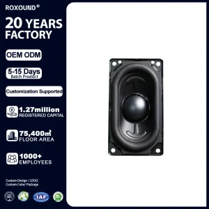 Car Speaker 2.5 Inch Full Range Speaker Accessories 4Ω 20W Iron Metal Unit for Direct Car Audio Replacement