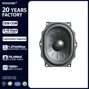 Car Speaker 90*120mm Full Range Speaker Accessories 3 30W Metal Iron High Fidelity Driver for Automotive Audio Upgrade