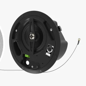Ceiling Speaker 6.5″ 50 Watts 50W Musical Audio Loudspeaker Music Voice Woofer Borderless Black