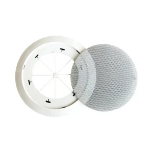 Ceiling Speaker Shell Accessories Plastic Enclosure Metal Grill ABS PP Back Cover Injection Molded Parts 192mm White