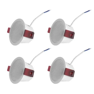 Ceiling Speaker with Energy Efficient Low Power Operation & Easy Upgrade Without Rewiring for Offices Ceiling Speaker