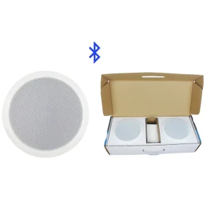 Ceiling Speakers Multi Zone White Frameless BT 6 Inch Multi Room Audio Ceiling Speaker
