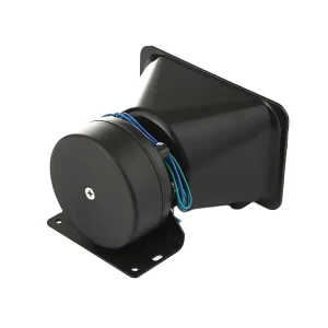 China Manufacture Custom Black 80W Plastic Water Proof Amplifier Speaker Ambulance Car Horn Speaker