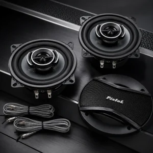 Coaxial TS A1096S 4 Inch 2 Way Iron Car Speaker 300W Max 25W RMS 4 Ohm 91dB 80Hz 22kHz IMPP Cone Tweeter Grille Universal Audio