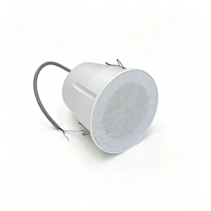 Commercial Flush Mount Ceiling Speaker Wired PA Audio System for Office Retail and Public Spaces