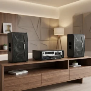 Commercial Grade Multi-function Karaoke Audio System Background Music Playback Speaker Set For Home KTV Conference Room Hotel