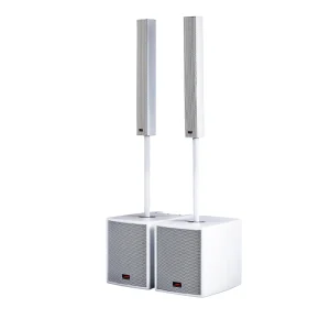 Compact Aluminum Alloy Column Speaker Integrated Pole Wireless Portable Small Party Market Professional Speakers