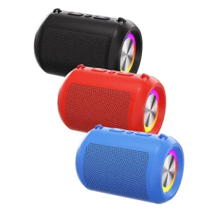 Compact Portable 5.3 Speaker Metal Cabinet AI Surround Sound TF USB Support Powerful Volume for Home Outdoor Use