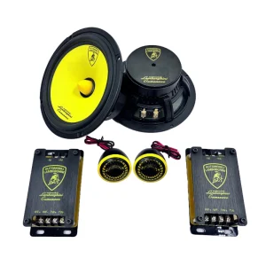 Component Speaker 6.5 Inch Car Audio Midrange Bullet HiFi Full Range Door Speaker OEM Universal Aluminum 2 Way LB LB118