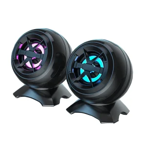 Computer Speakers RGB Gaming Speaker Smart Phone Laptops USB Powered Stereo Volume Control PC Speakers with LED Light