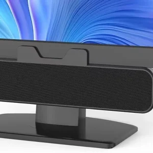 Computer Speakers for Desktop PC USB Monitor Speakers With Clip Wired Computer Sound Bar for Laptop With Loud Sound