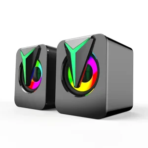 Computer USB Wired Luminous Speaker RGB Colorful Active Mini Desktop Speaker Desktop Notebook Universal
