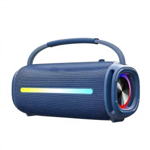 Cross Border Outdoor Portable Smart Speaker Dual Speakers 20W Long Battery Life Heavy Bass Waterproof Built in Mic