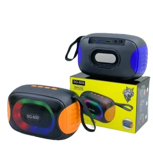 Cross Border SG-609 Portable RGB Speaker Outdoor Subwoofer Desktop Card Insertion TWS Audio System