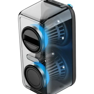 Cross-border RSD666 Plastic Wireless 5.0 Speaker LED RGB Lighting Party Ready Portable Design Dual Microphones Virtual