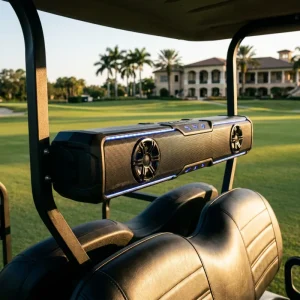 Custom 27″ 11 Speaker IP66 Waterproof BT LED Soundbar for UTV ATV Golf