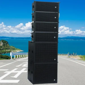 Custom Active Audio Sound System Set Dual 8 Inch Line Array System with 18 Inch Subwoofer Professional Stage PA Speaker