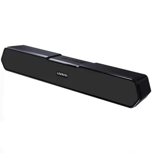 Custom Company Promotional Electronics Gift 5W*2 Soundbar Bluetooth Speaker with 2000mAh Battery and Plastic+Metal Construction