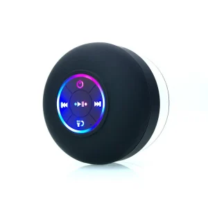 Custom Logo IPX4 Waterproof Portable Mini BT Woofer USB Speaker Rechargeable with Suction Cup Remote Control for Home Use