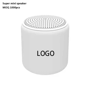 Custom Logo Mini Small 3W Plastic Portable Wireless Speaker for Promotional Gift