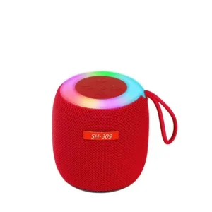 Custom Logo RGB Led Light Mini 5W FM Radio Bluetooths Wireless Portable Speakers Portable Camping Outdoor Audio Card Speaker