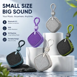 Custom Logo Sports Outdoor Wireless Portable Mini Speaker for TF Card USB Subwoofer MP3 Home Theatre Mobile Phone