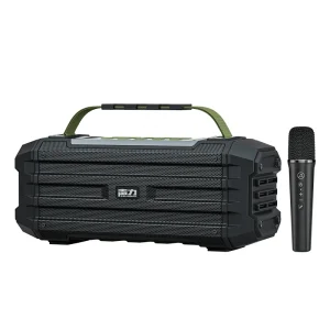 Custom Logo Waterproof Bluetooth Speaker 60W Wireless Outdoor Speaker Boombox With Handheld Microphone