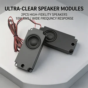 Custom Neodymium Multimedia Speaker 0 5W Output Power 1 Channel No Built in Microphone Plastic Metal Cabinet OEM ODM Factory