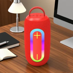 Custom Outdoor Camping Speaker RGB LED Lighting Large Volume Audio Portable Subwoofer Waterproof for Computer Use
