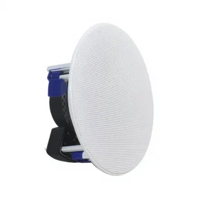 Custom Paintable Grill Rimless Ceiling Speaker Sealed Back Cover Moisture Proof 2 Way Coaxial Flush Mount Speaker