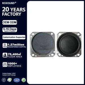 Customizable 1.75 Inch Full Range Car Woofer Unit High Quality Small Automotive Speaker with 4Ohm Two way Crossover