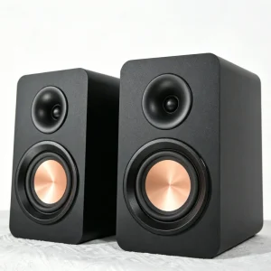 Customizable 60W Active Studio Monitor Speaker Wooden Housing TRS Balance Input Multiple Colors for Party Use AC Power Source