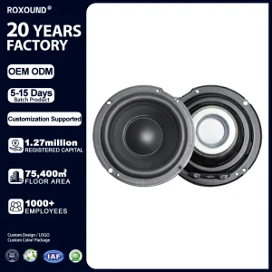 Customizable Dual Magnet Speaker Accessories 2.75 Inch 30W 3Ω Full Range Unit for Car Home Hi Fi Professional Audio Projects