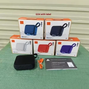 Customizable Logo Sports Built in Battery 10W Subwoofer Stereo MusicBox Small Mini Portable Wireless BT5.3 Outdoor Speaker GO4