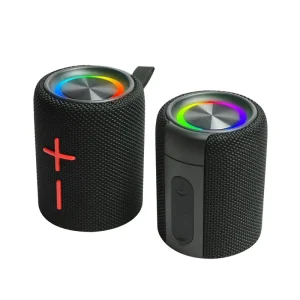 Customizable Portable Gaming Stereo IPX5 Waterproof Fabric 2 in 1 Wireless 5.0 Bluetooth Speaker Split With FM Radio Aux