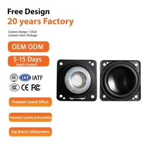Customized 1.75 Inch Iron Metal Full Frequency HiFi Small Sound System Speaker Driver Unit for Audio Applications