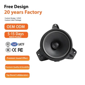 Customized 4.5 Inch Full Frequency External Metal Iron Car Speaker Accessories High Fidelity 4 5 10W Audio Speaker Unit