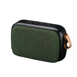 Customized Logo Fabric Portable Mini Subwoofer with Wireless BT Speaker Creative Audio Outdoor Gift