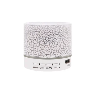 Customized Portable Mini Wireless Speaker for TF USB Stereo Sound Two Way Subwoofer RGB LED Gift
